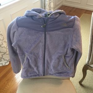 North Face Lavender Fleece Zip Up