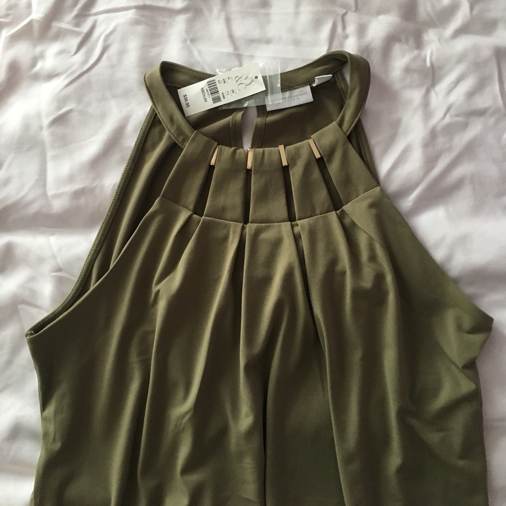 New York & Co Halter Tank Top Medium