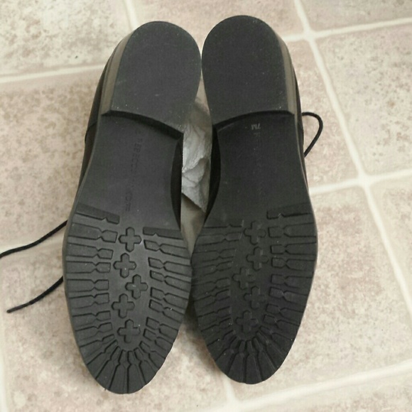 Rebecca minkoff "phoebe" oxfords NOT shiny black - Picture 4 of 5