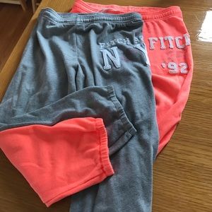 ABERCROMBIE AND FITCH sweatpants!!!
