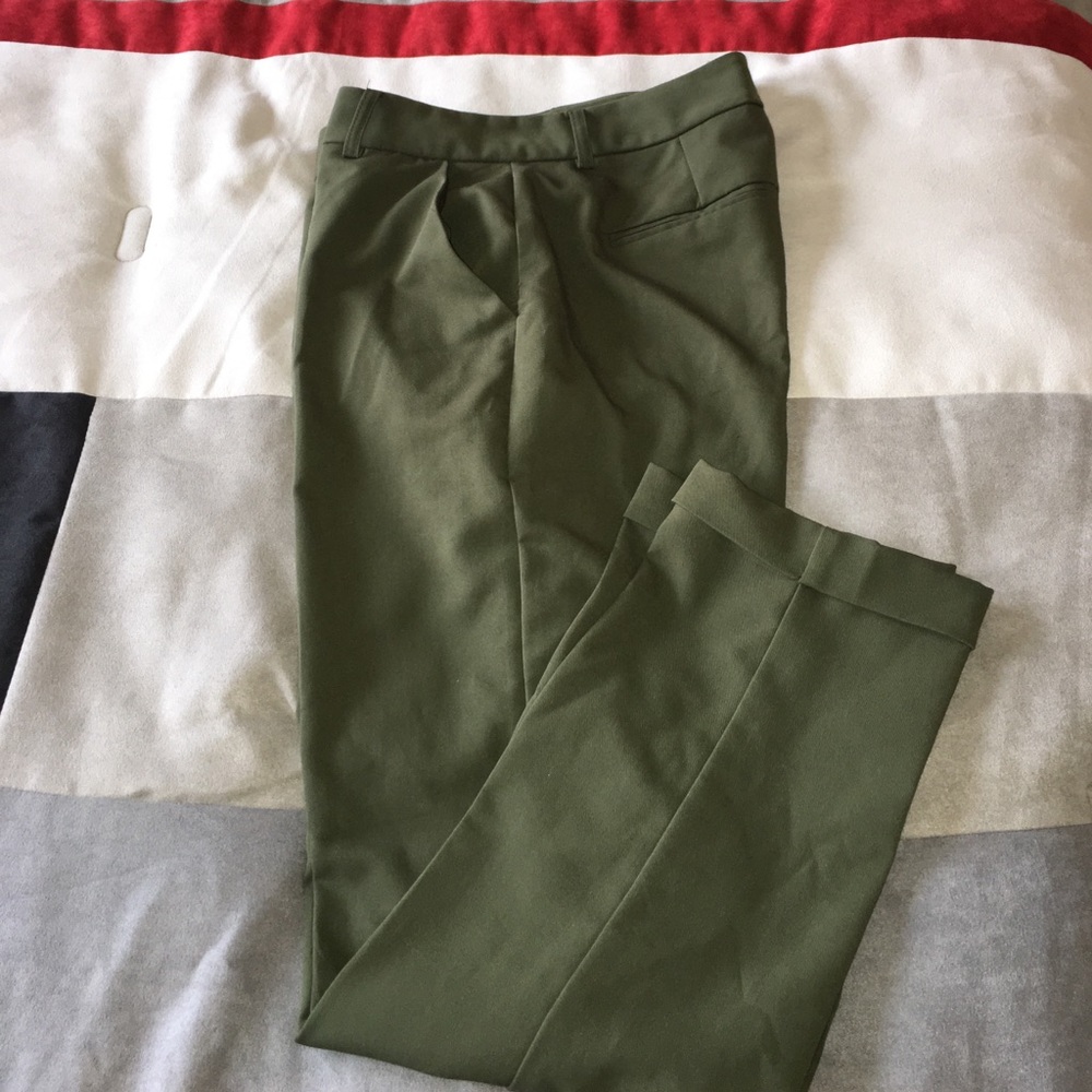 Olive Green Pencil Pant