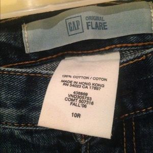 Gap Dark blue jeans size 10r