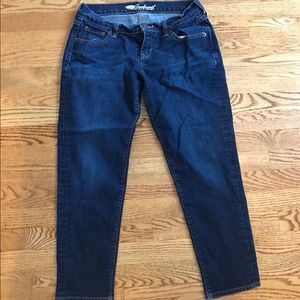 gently used old navy jeans size 2 dark wash