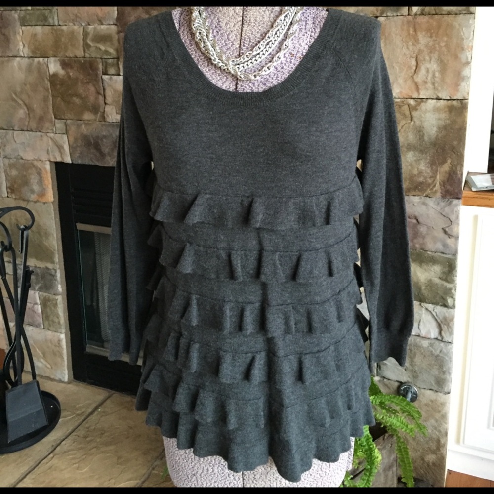 J.Crew ruffled tunic