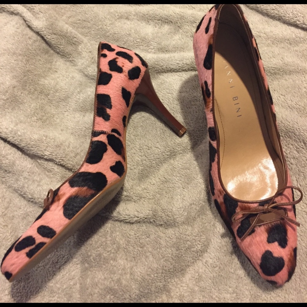 Mohair pink shoes