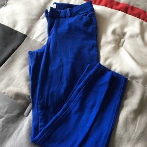 old navy royal blue pixie pant