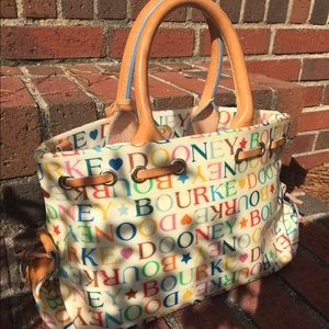 Vintage Dooney and Bourke Multi-Color Purse