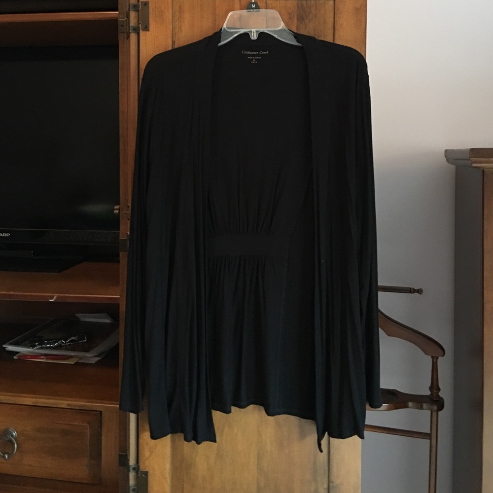 Coldwater Creek black cardigan