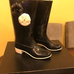 Authentic Chanel Rainboots