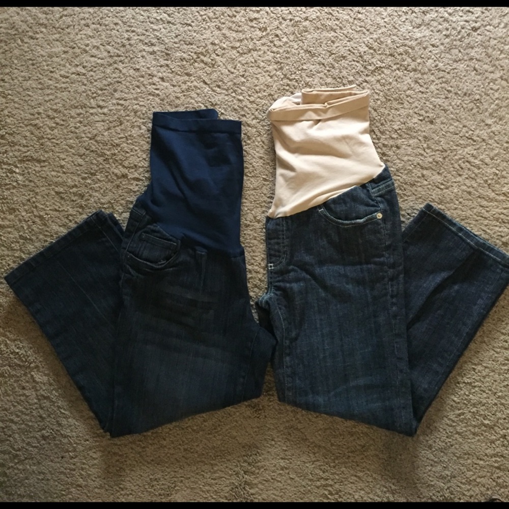 2 pair of Maternity Capri's