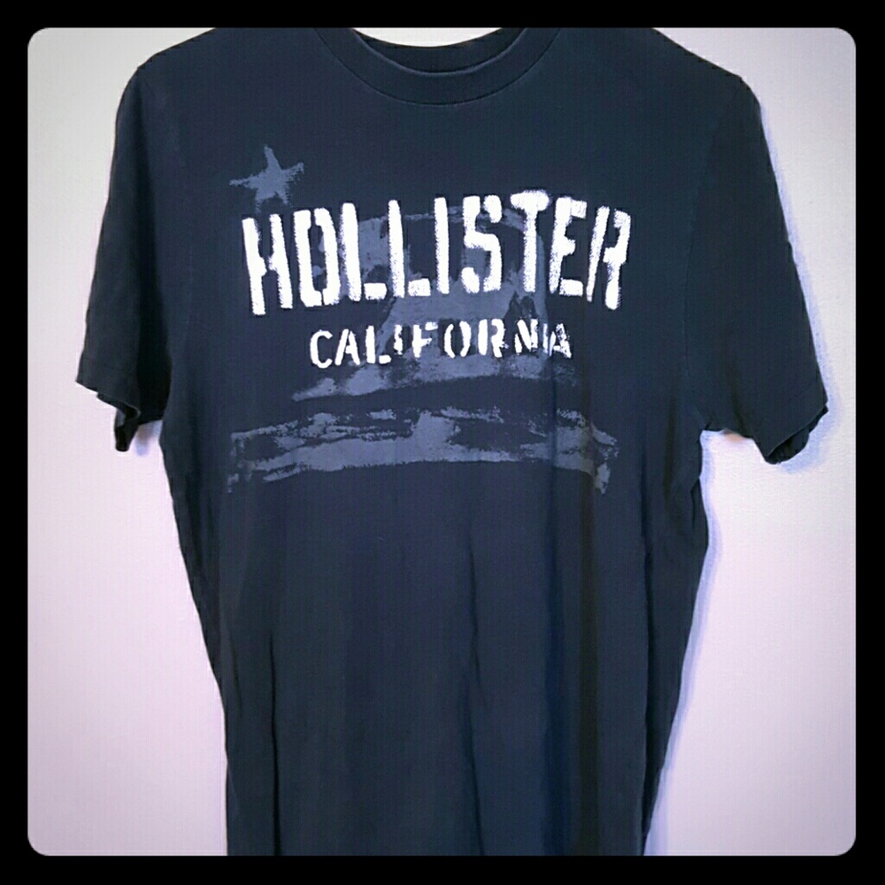Navy blue Hollister Shirt