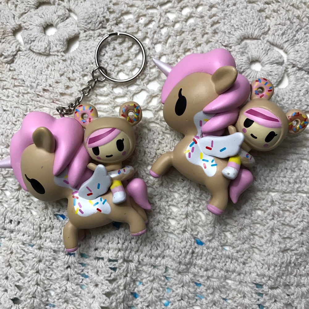 TOKIDOKI "Soulmates" Donutella Key Chain