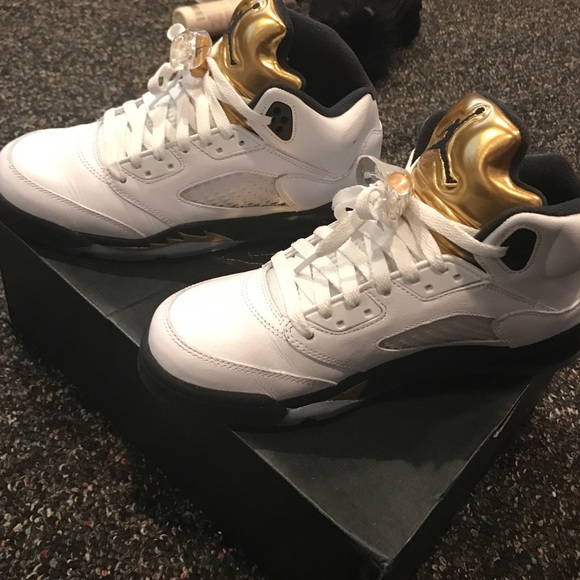 Jordan Retro 5 Olympic Gold