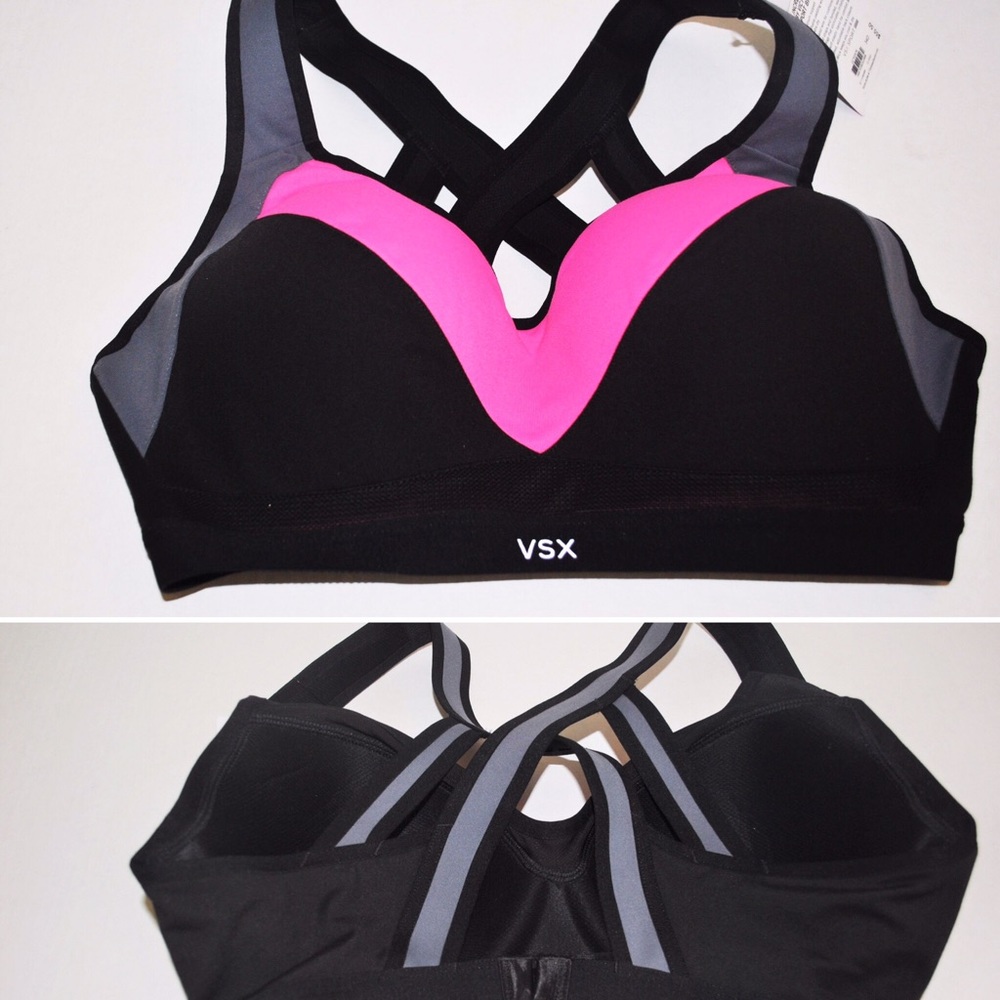 Victoria's Secret  Front-Close Sports Bra Sz 34D