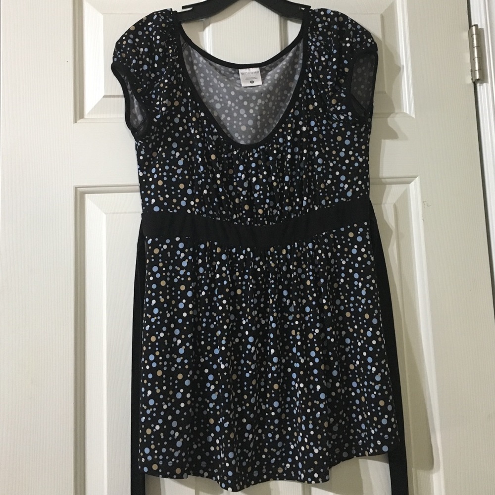 Motherhood tie back maternity top