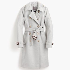 Icon trench coat in Italian wool cashmere
