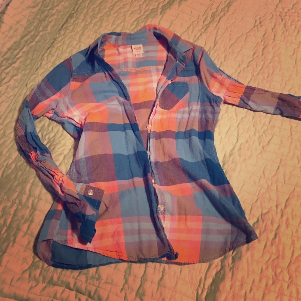 Plaid button down