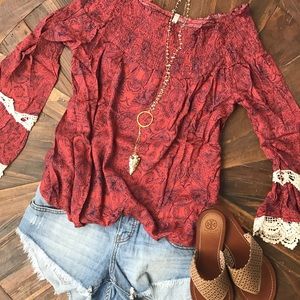 Off the shoulder top