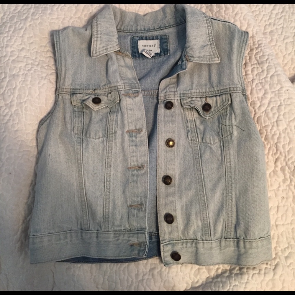 Forever 21 Denim Vest