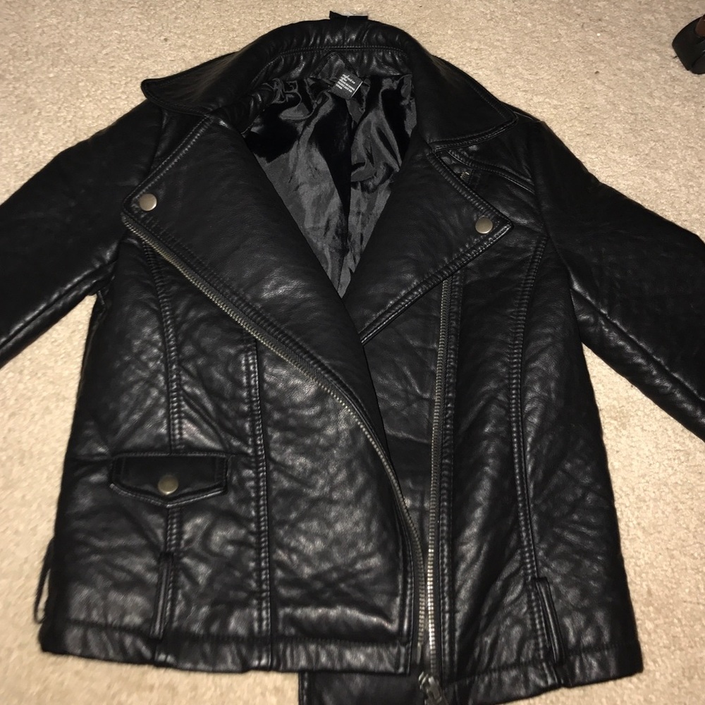 Faux Leather Jacket