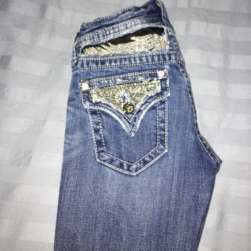 Cute boot cut miss me jeans