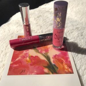 3 piece high end lipgloss and lipstick collection