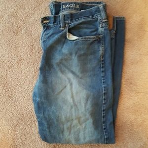 American Eagle blue jeans
