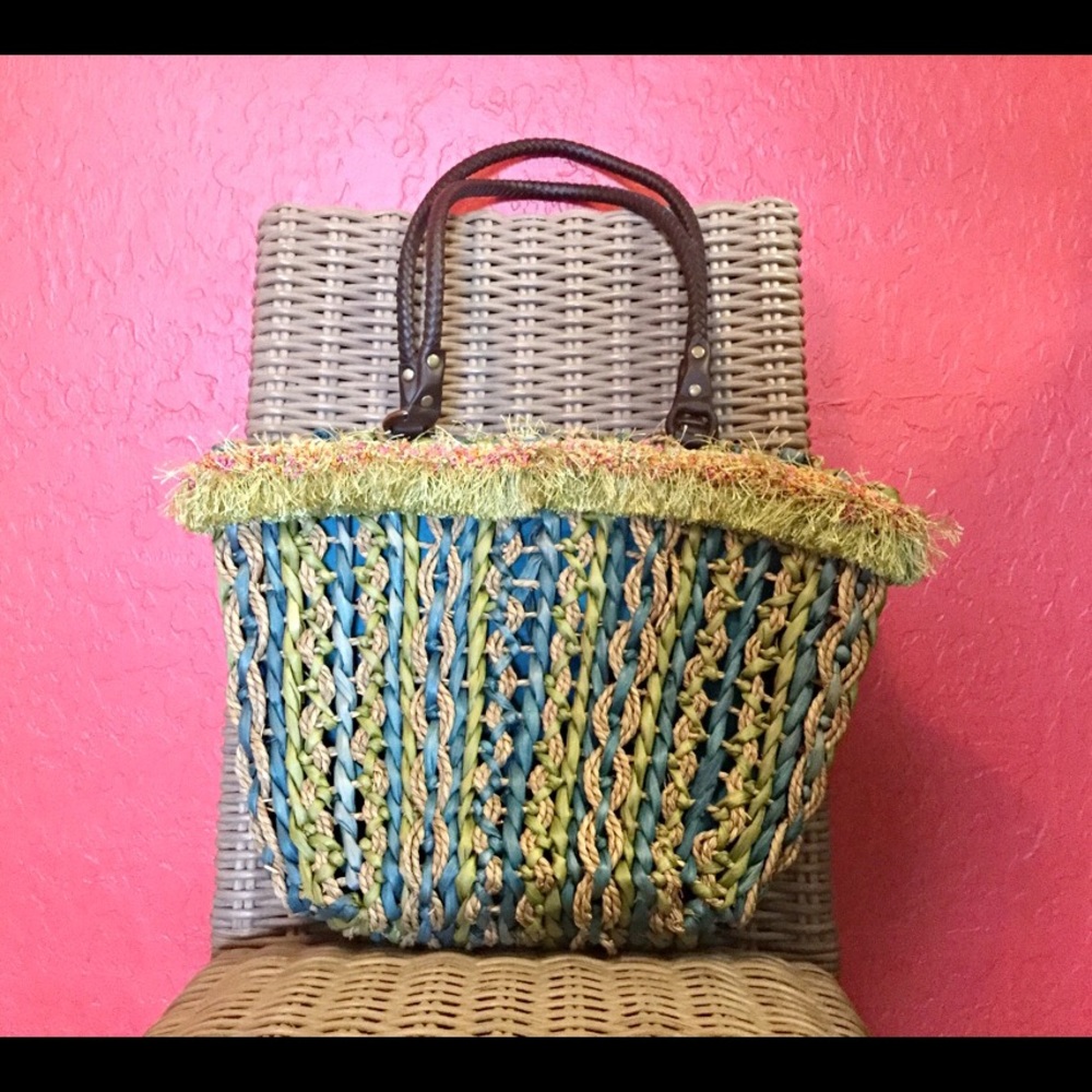 Ready for the beach? Statement beach bag NWOT