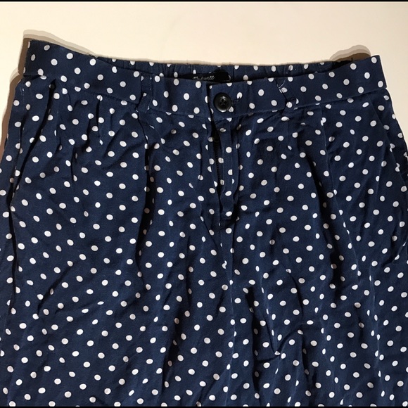 Madewell Draped Dot Pants Size 6 - Picture 3 of 4