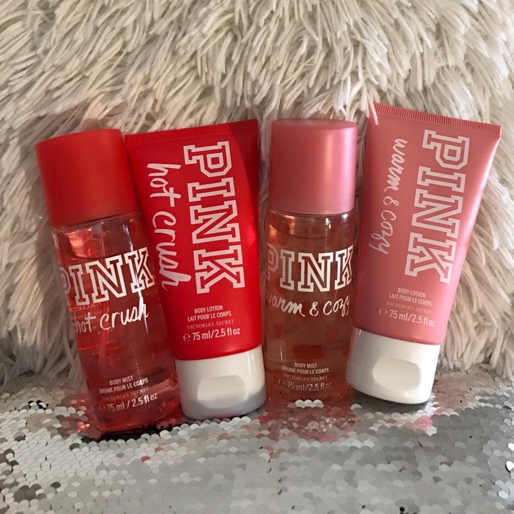 PINK Victoria Secret Set Body Lotion & Body Spray