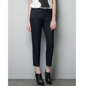 Zara pinstripe pants!