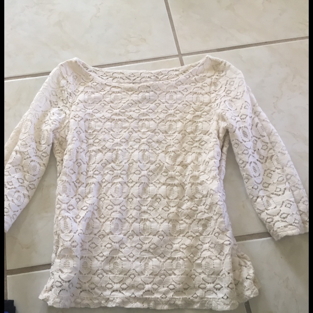 Cream colored top