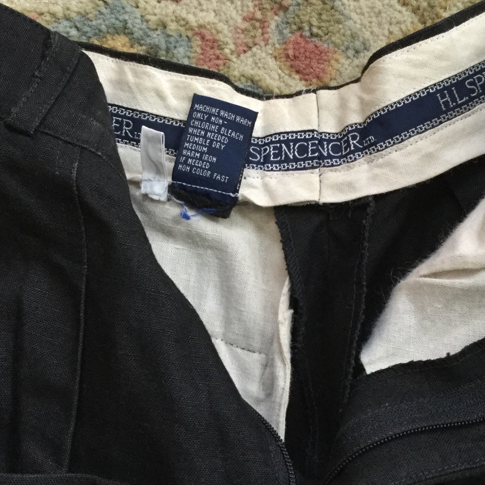 Vintage 1980’s  H L Spencer black pants