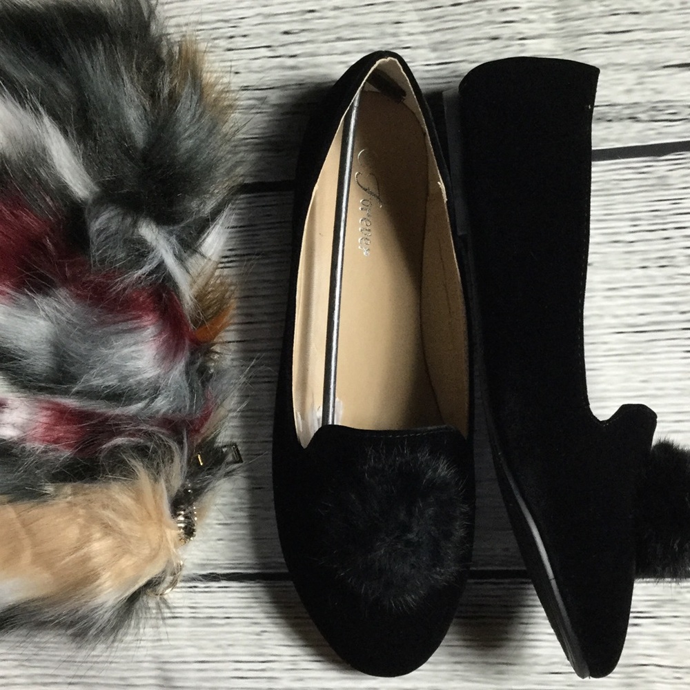 Black velvet Flats few sizes left nwt - Picture 7 of 7