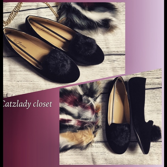 Black velvet Flats few sizes left nwt - Picture 3 of 7