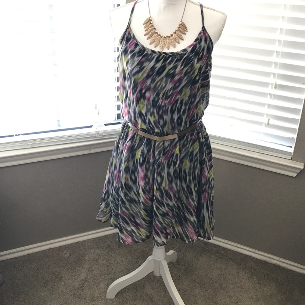 Multicolor short dressy