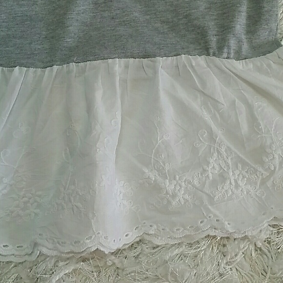 SALE***Gray ruffled Dress /Tunic.  Kids.   :) - Picture 3 of 4