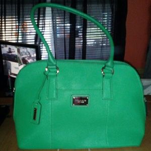 Green Tignanello satchel purse