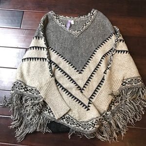 Winter poncho