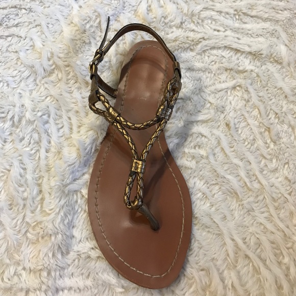 Ralph Lauren Shoes - Ralph Lauren Gold Sandals