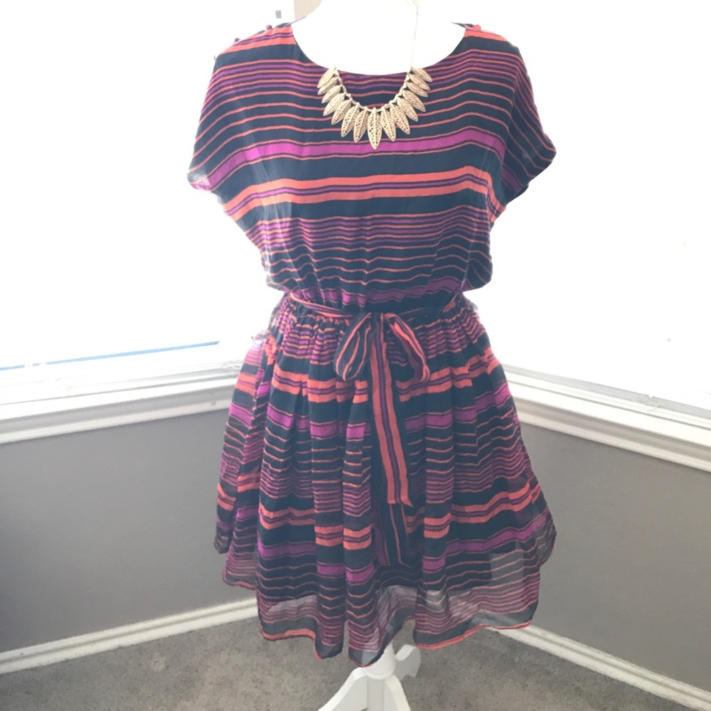 Multicolor short dress