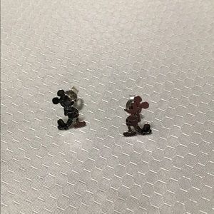 Mickey Mouse sterling silver stud earrings