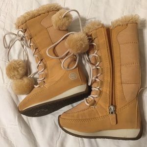 Timberland size T4 tall boots!