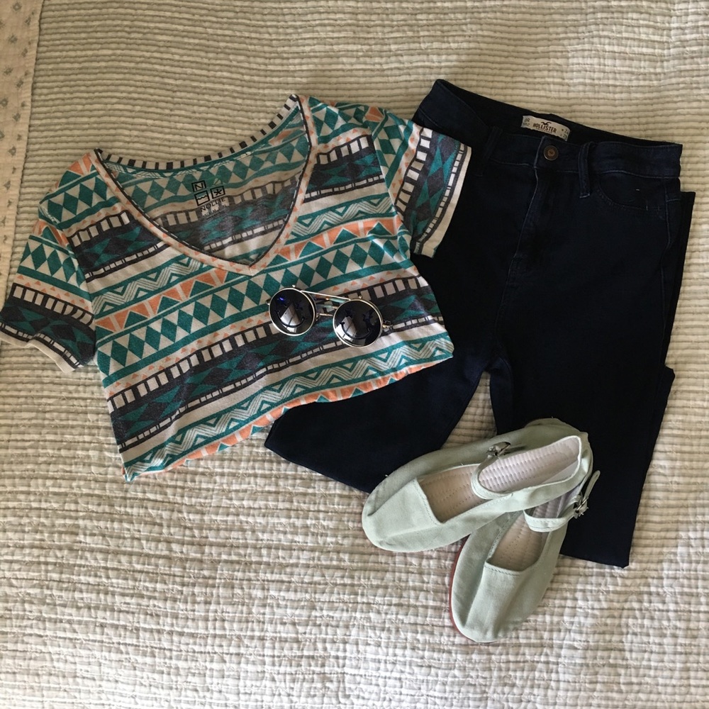 Skinny Navy blue High rise Jeans