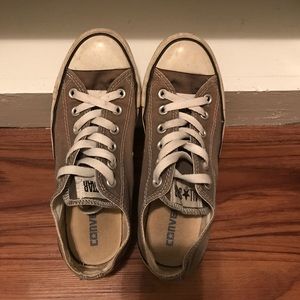 Grey Distressed Converse