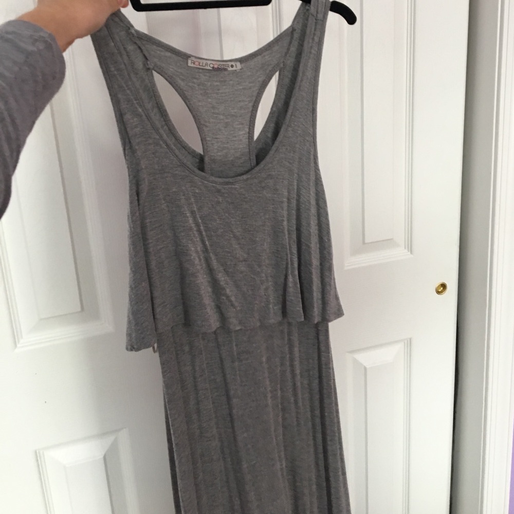 Gray maxi dress!