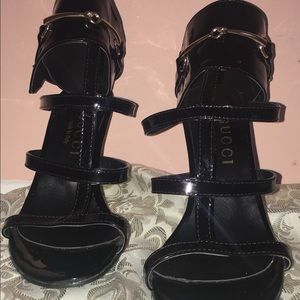 Gucci Ursula Cage Sandal in Black