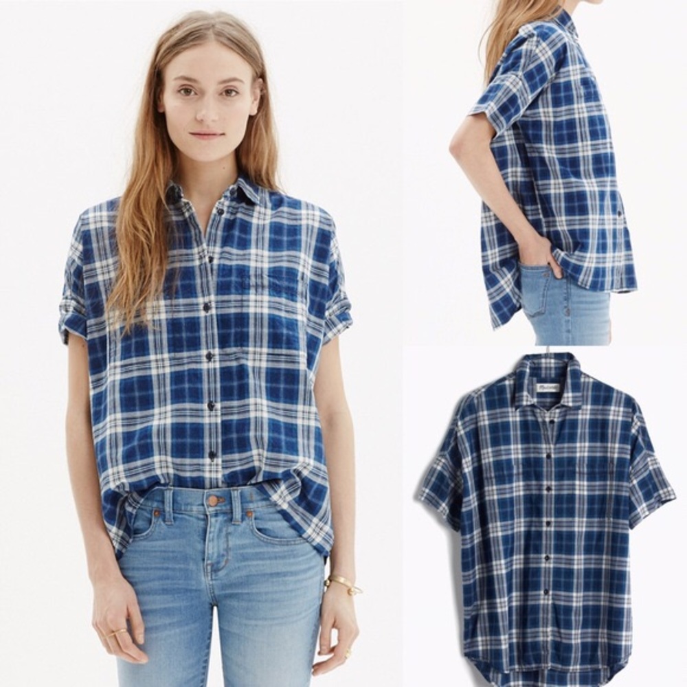 Madewell Plaid Courier Shirt