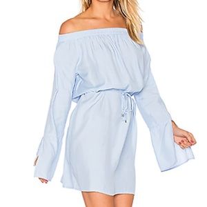 BNWT FAITHFULL THE BRAND light blue Naumi dress S