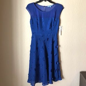 Antonio Melani Cobalt Blue Cocktail Dress